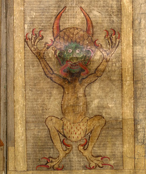 Codex Gigas, los enigmas de la Biblia de Satanás Demonio_codex_gigas