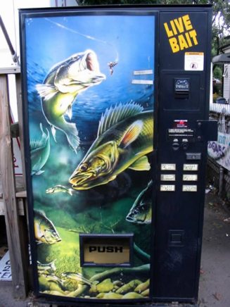 Máquinas expendedoras poco habituales *O* Pesca