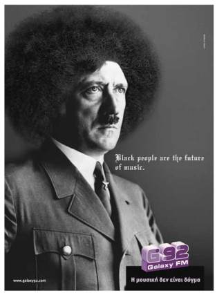 Hitler como figura publicitaria... Afro