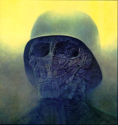 La pintura fantástica de Beksinski Guerra