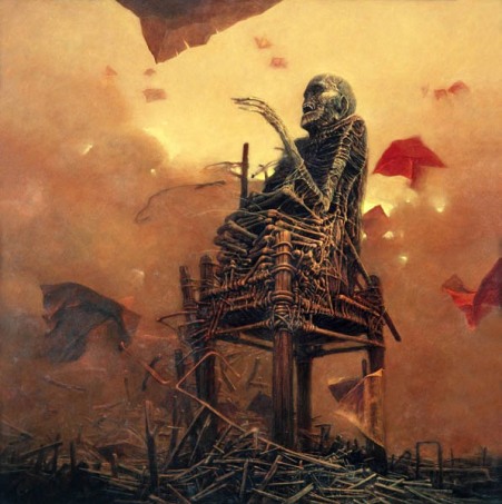 La pintura fantástica de Beksinski Terror2