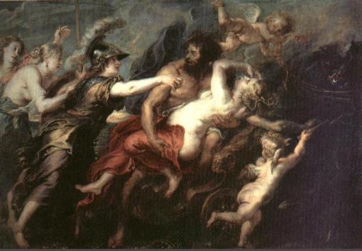 Mitología griega: Hades, el Dios de los muertos.  Rapto-persefone